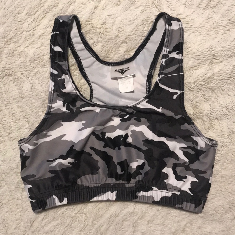 Camo sports bra set